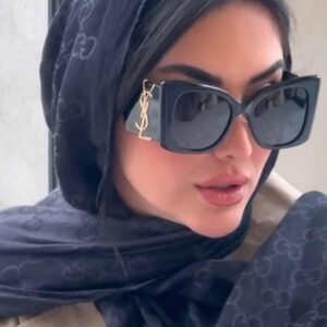 winter YSL silver and black